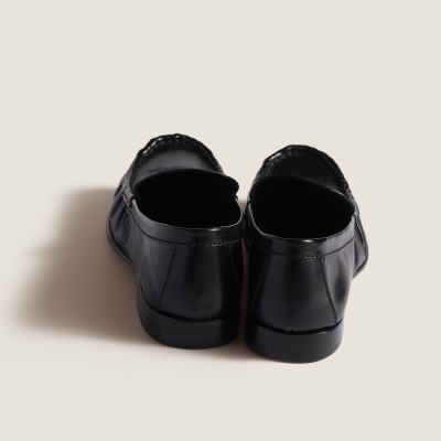 Miu Miu Buffalo Leather Loafers Black Miu Miu Buffalo Leather Loafers Black