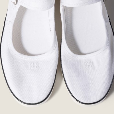 Miu Miu Drill Ballerinas White Miu Miu Drill Ballerinas White