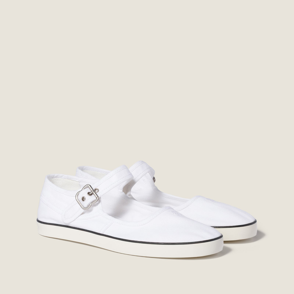 Miu Miu Drill Ballerinas White Miu Miu Drill Ballerinas White
