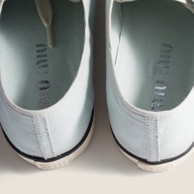 Miu Miu Drill Sneakers Powder Blue