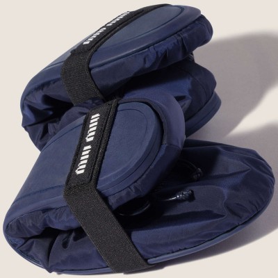 Miu Miu Foldable Technical Fabric Ballerinas Cobalt Blue Miu Miu Foldable Technical Fabric Ballerinas Cobalt Blue