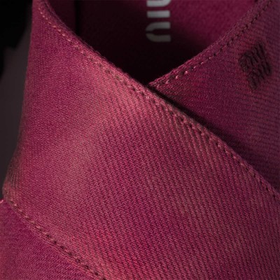 Miu Miu Gabardine Sandals Burgundy Miu Miu Gabardine Sandals Burgundy