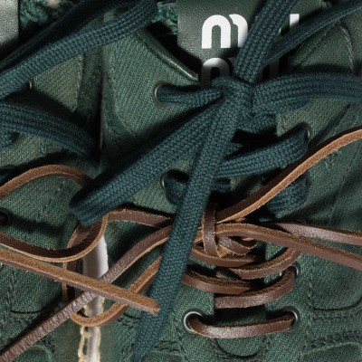 Miu Miu Gymnasium Gabardine Sneakers Bottle Green Miu Miu Gymnasium Gabardine Sneakers Bottle Green