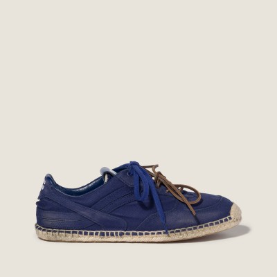 Miu Miu Gymnasium Gabardine Sneakers Ink Blue Miu Miu Gymnasium Gabardine Sneakers Ink Blue