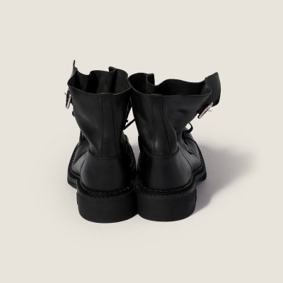 Miu Miu Leather Booties Black Miu Miu Leather Booties Black