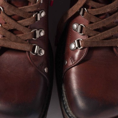 Miu Miu Leather Booties Coffee Miu Miu Leather Booties Coffee