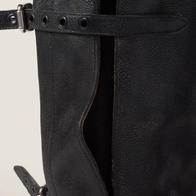 Miu Miu Leather Boots Black