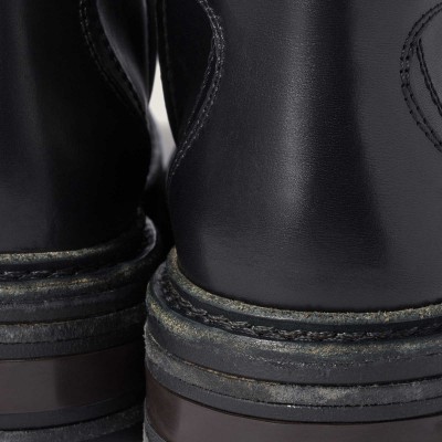 Miu Miu Leather Boots Black Miu Miu Leather Boots Black