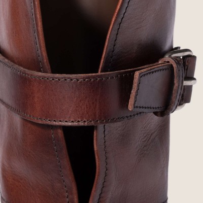 Miu Miu Leather Boots Coffee Miu Miu Leather Boots Coffee