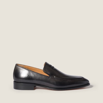 Miu Miu Leather Loafers Black Miu Miu Leather Loafers Black