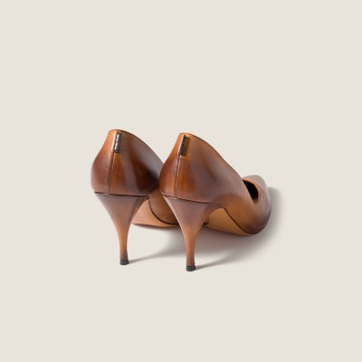 Miu Miu Leather Pumps Cognac Miu Miu Leather Pumps Cognac