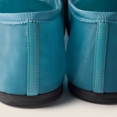 Miu Miu Mesh Fabric Ballerinas Anise Miu Miu Mesh Fabric Ballerinas Anise
