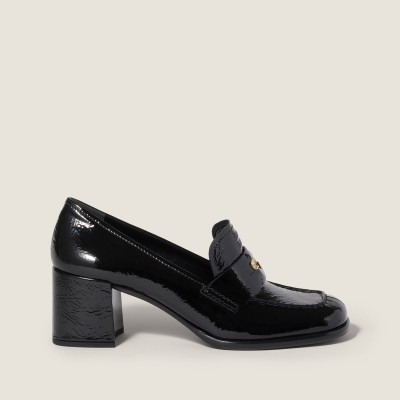 Miu Miu Naplak Loafers Black Miu Miu Naplak Loafers Black