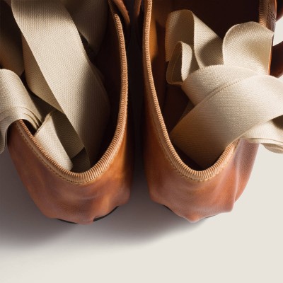 Miu Miu Nappa And Calf Leather Ballerinas Caramel Miu Miu Nappa And Calf Leather Ballerinas Caramel