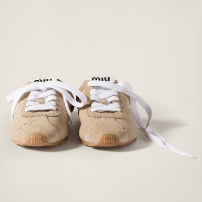 Miu Miu Plume Suede Mules Desert Beige Miu Miu Plume Suede Mules Desert Beige