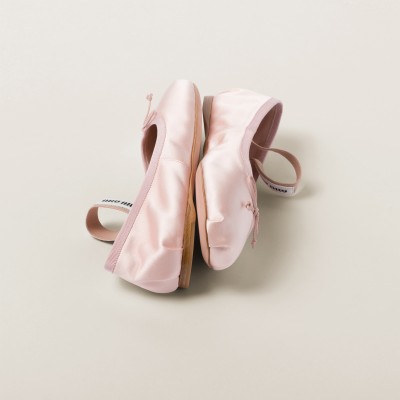 Miu Miu Satin Ballerinas Orchid Pink Miu Miu Satin Ballerinas Orchid Pink