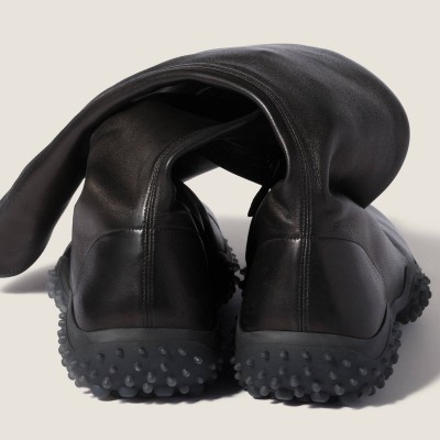 Miu Miu Stretch Nappa Leather Boots Black Miu Miu Stretch Nappa Leather Boots Black