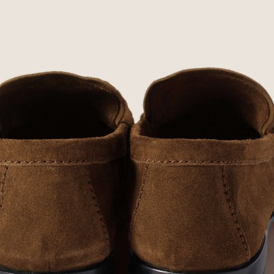 Miu Miu Suede Loafers Cocoa Brown Miu Miu Suede Loafers Cocoa Brown
