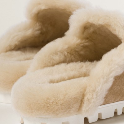 Miu Miu Suede Mules Ecru Miu Miu Suede Mules Ecru