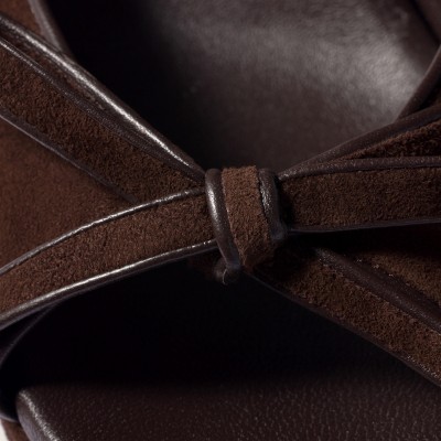 Miu Miu Suede Platform Sandals Dark Brown Miu Miu Suede Platform Sandals Dark Brown