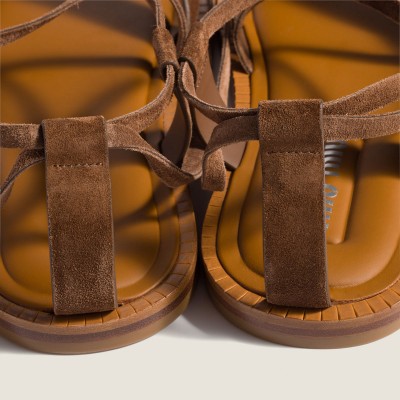 Miu Miu Suede Sandals Cocoa Brown