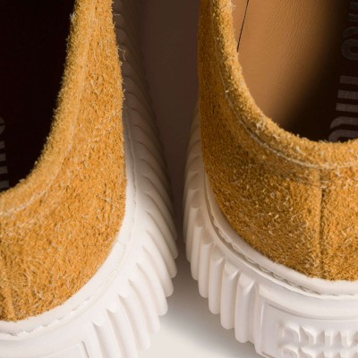 Miu Miu Suede Sneakers Light Tan Miu Miu Suede Sneakers Light Tan