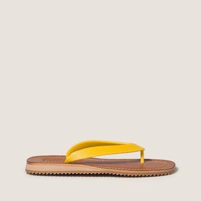 Miu Miu Thong Sandals Yellow Miu Miu Thong Sandals Yellow