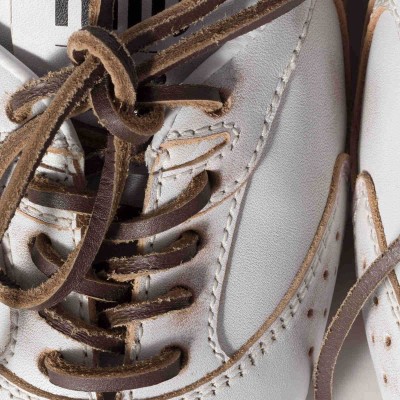 New Balance X Miu Miu 530 Sl Deco' Leather Ballerinas White New Balance X Miu Miu 530 Sl Deco' Leather Ballerinas White