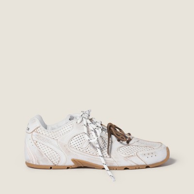 New Balance X Miu Miu 530 Sl Deco' Leather Sneakers White New Balance X Miu Miu 530 Sl Deco' Leather Sneakers White