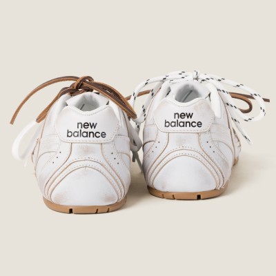 New Balance X Miu Miu 530 Sl Leather Sneakers White New Balance X Miu Miu 530 Sl Leather Sneakers White