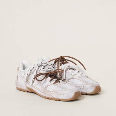 New Balance X Miu Miu 530 Sl Leather Sneakers White