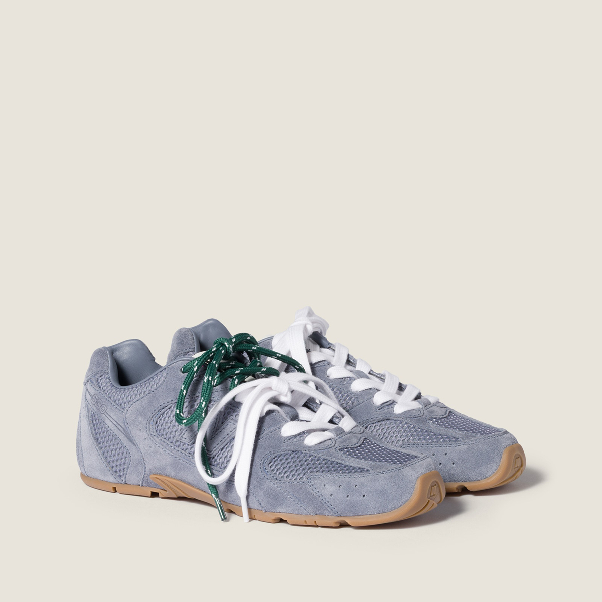 New Balance X Miu Miu 530 Sl Suede And Mesh Sneakers Periwinkle Blue New Balance X Miu Miu 530 Sl Suede And Mesh Sneakers Periwinkle Blue