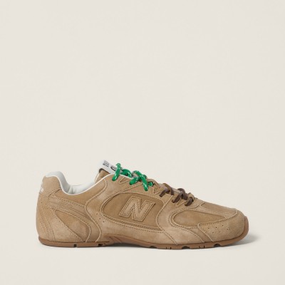 New Balance X Miu Miu 530 Sl Suede Sneakers Ecru New Balance X Miu Miu 530 Sl Suede Sneakers Ecru